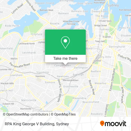 Mapa RPA King George V Building