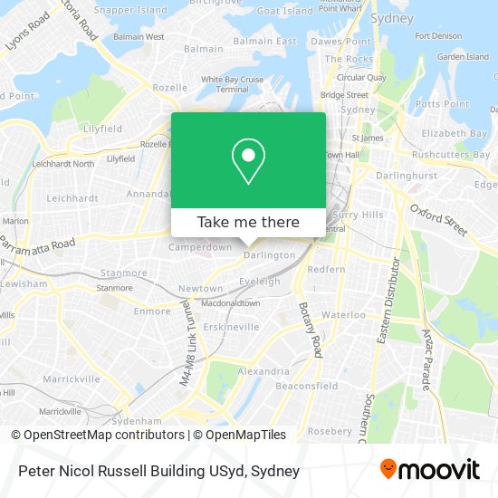 Peter Nicol Russell Building USyd map