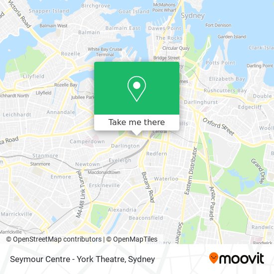 Seymour Centre - York Theatre map