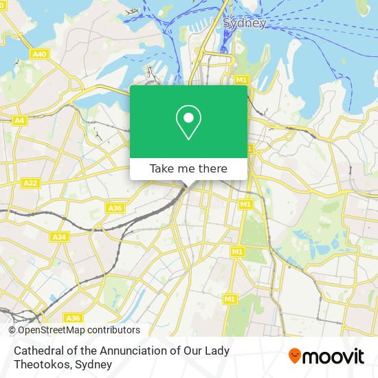 Cathedral of the Annunciation of Our Lady Theotokos map