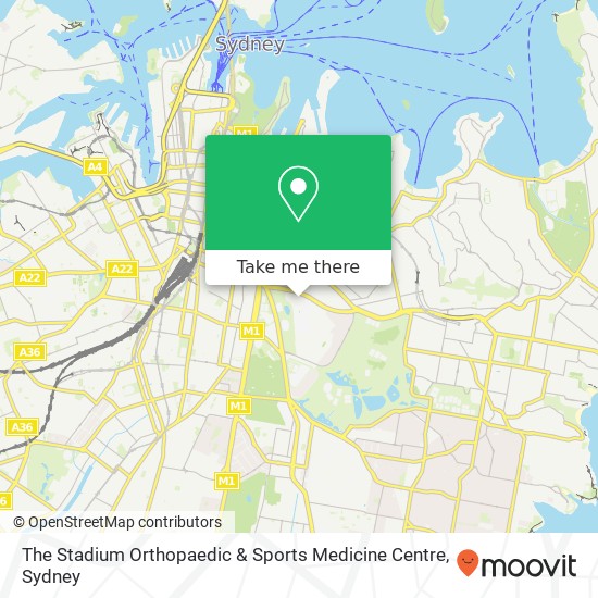 The Stadium Orthopaedic & Sports Medicine Centre map