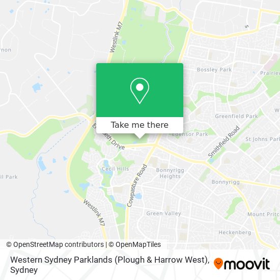 Western Sydney Parklands (Plough & Harrow West) map