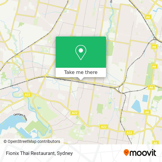 Fionix Thai Restaurant map