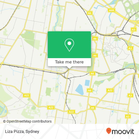 Liza Pizza map