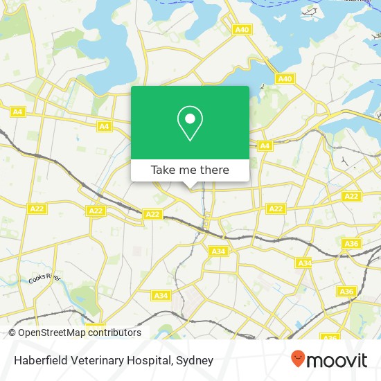 Haberfield Veterinary Hospital map