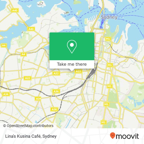 Lina's Kusina Café map