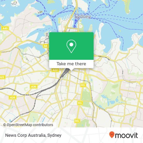 News Corp Australia map
