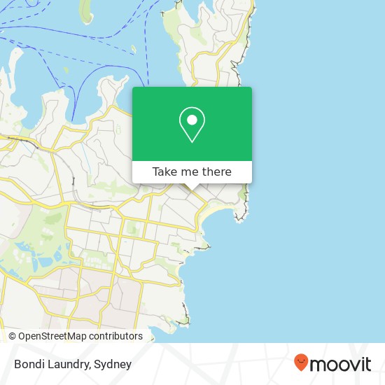 Bondi Laundry map