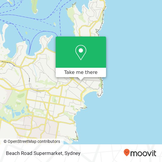 Beach Road Supermarket map