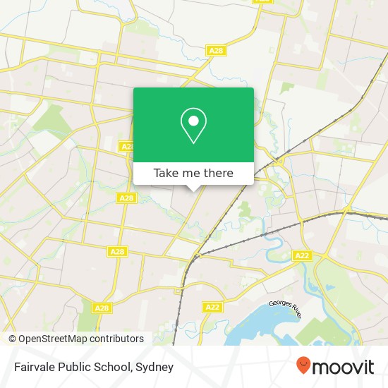 Fairvale Public School map