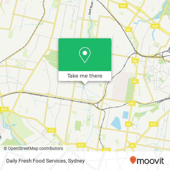 Mapa Daily Fresh Food Services