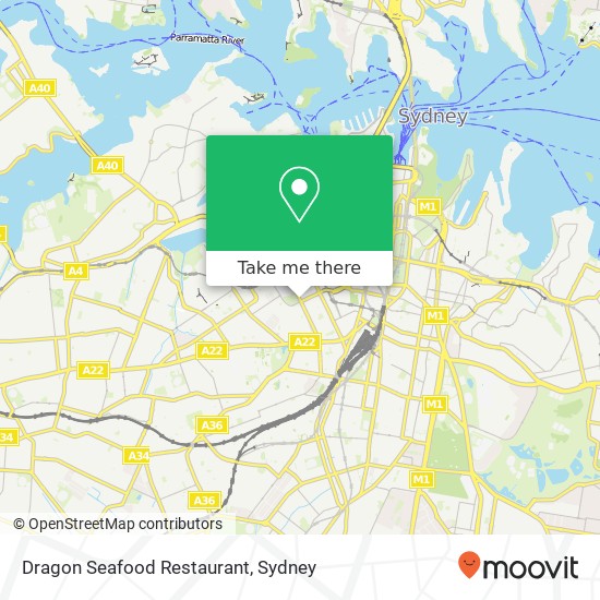 Mapa Dragon Seafood Restaurant
