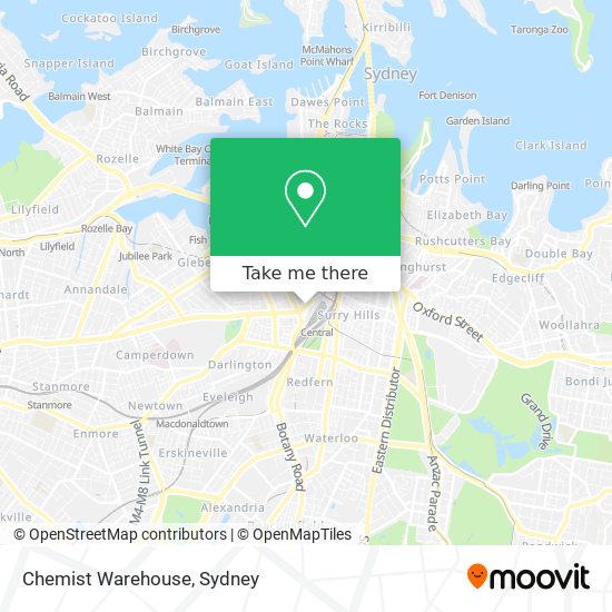 Mapa Chemist Warehouse