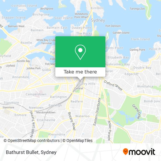 Bathurst Bullet map