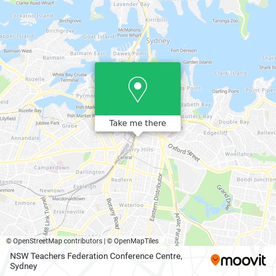 NSW Teachers Federation Conference Centre map