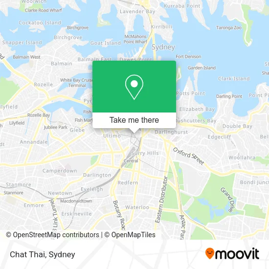 Chat Thai map