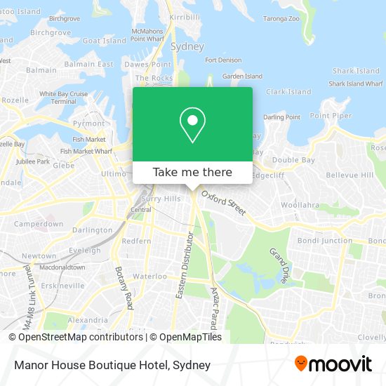 Manor House Boutique Hotel map
