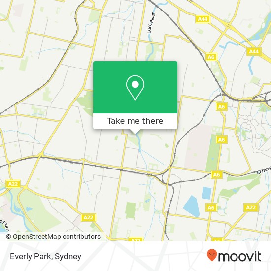Mapa Everly Park