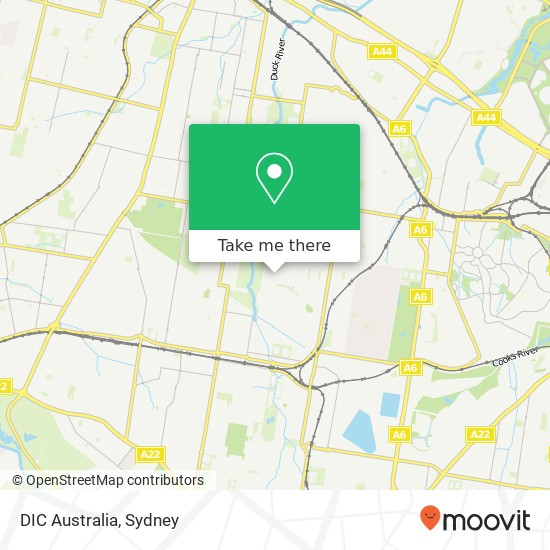 DIC Australia map