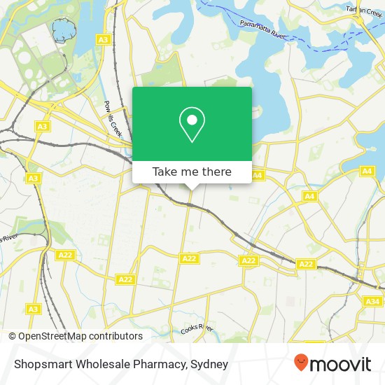 Mapa Shopsmart Wholesale Pharmacy