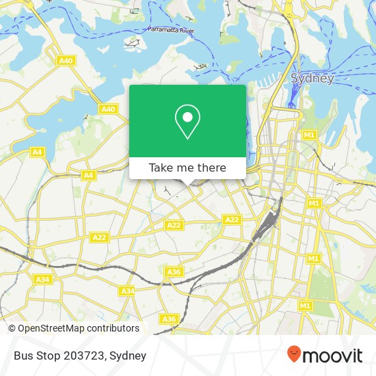 Mapa Bus Stop 203723
