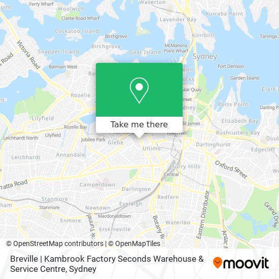 Mapa Breville | Kambrook Factory Seconds Warehouse & Service Centre