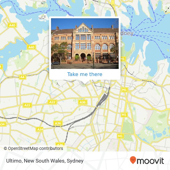 Mapa Ultimo, New South Wales