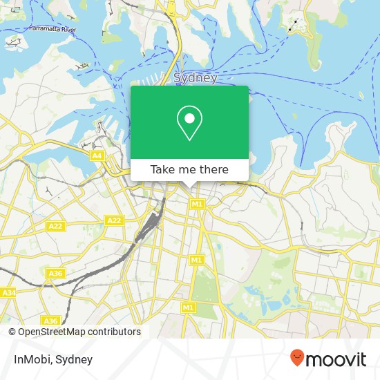 Mapa InMobi