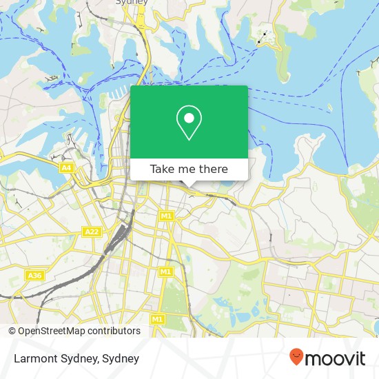 Larmont Sydney map