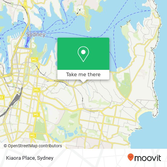 Kiaora Place map