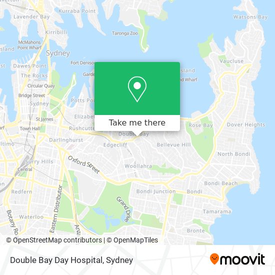 Double Bay Day Hospital map