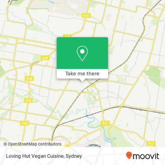 Loving Hut Vegan Cuisine map