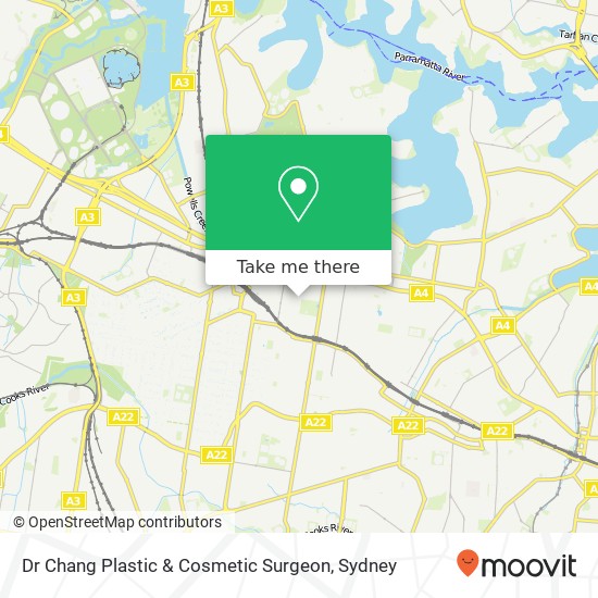 Dr Chang Plastic & Cosmetic Surgeon map
