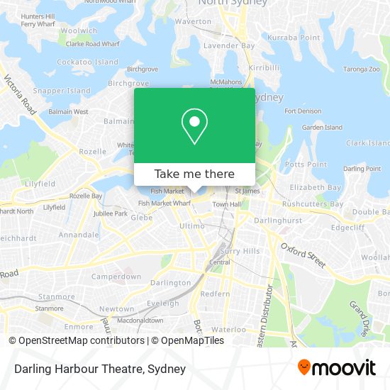 Darling Harbour Theatre map