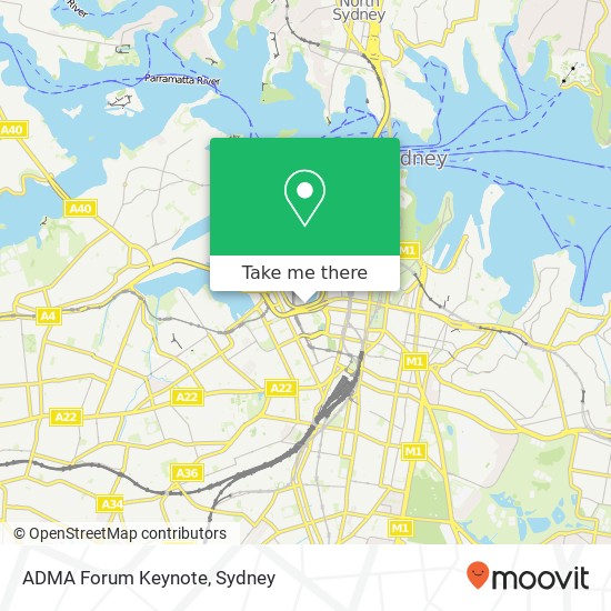 ADMA Forum Keynote map