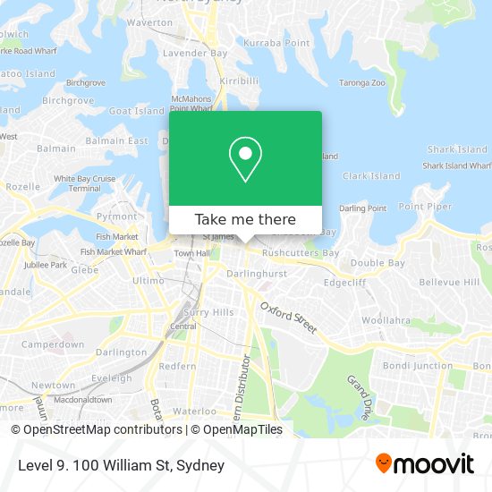 Mapa Level 9. 100 William St