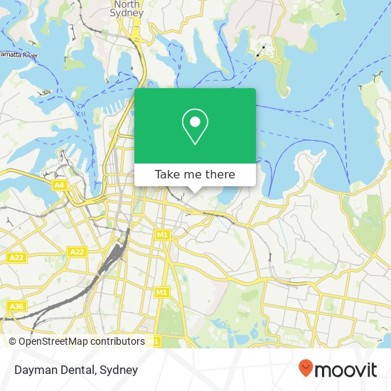 Dayman Dental map