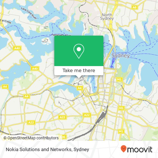 Nokia Solutions and Networks map