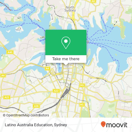Latino Australia Education map