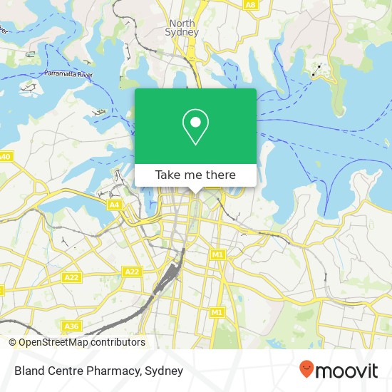 Bland Centre Pharmacy map