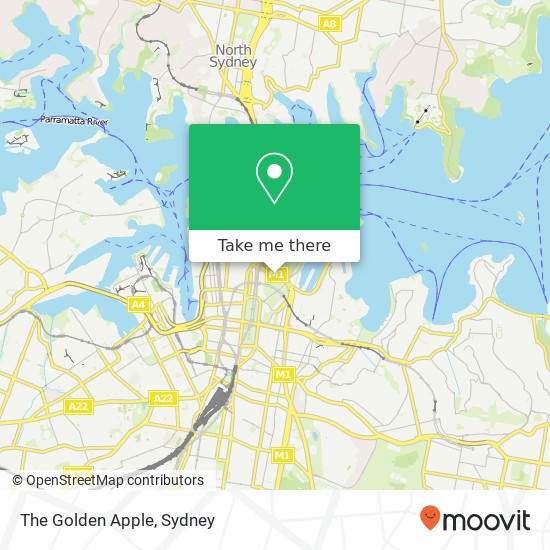 The Golden Apple map