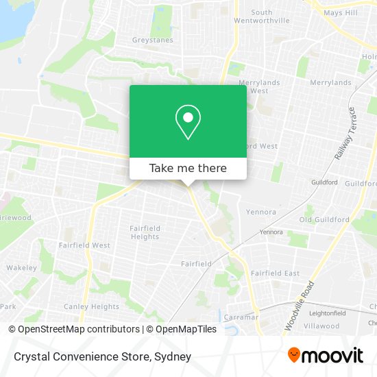 Crystal Convenience Store map