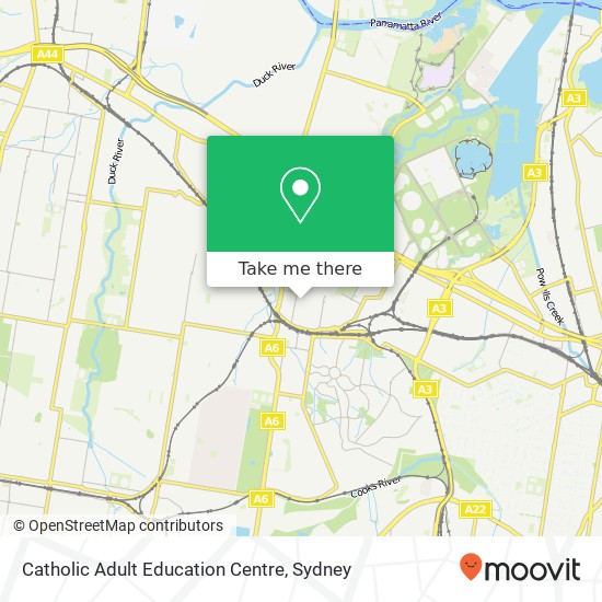 Catholic Adult Education Centre map