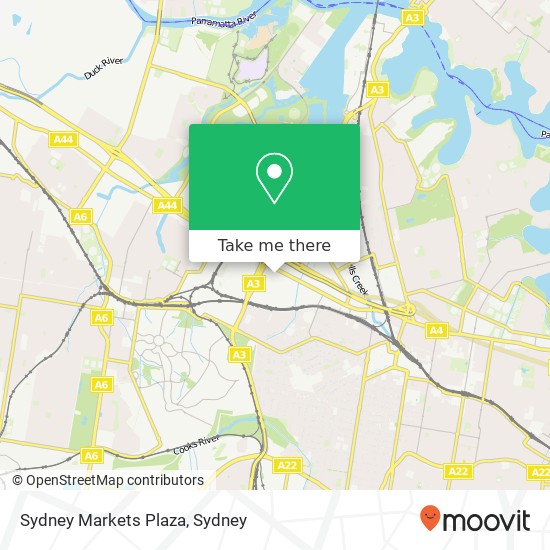Sydney Markets Plaza map