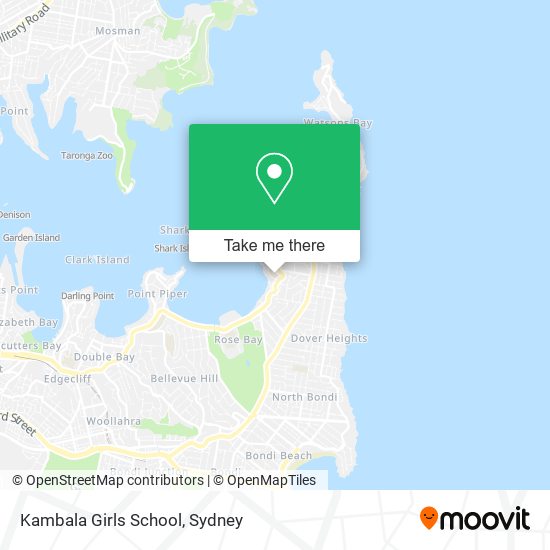 How to get to Kambala Girls School in Rose Bay (NSW) by Bus or Train?