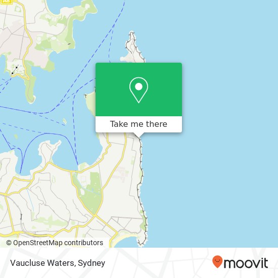 Vaucluse Waters map