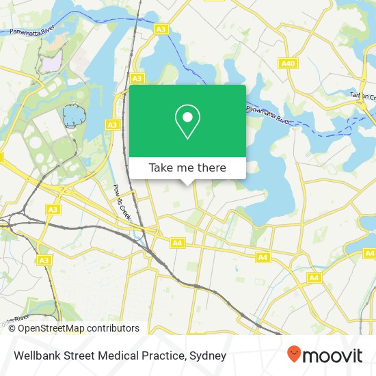 Wellbank Street Medical Practice map