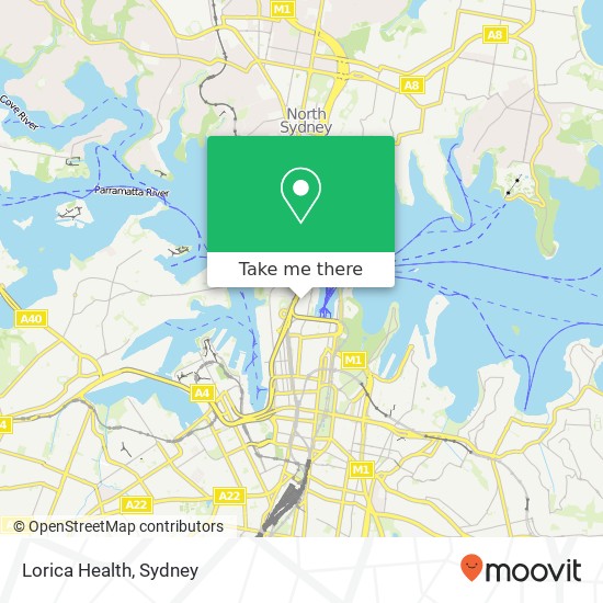 Lorica Health map