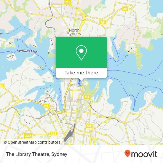 The Library Theatre map