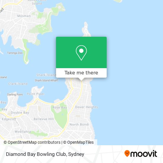 Diamond Bay Bowling Club map